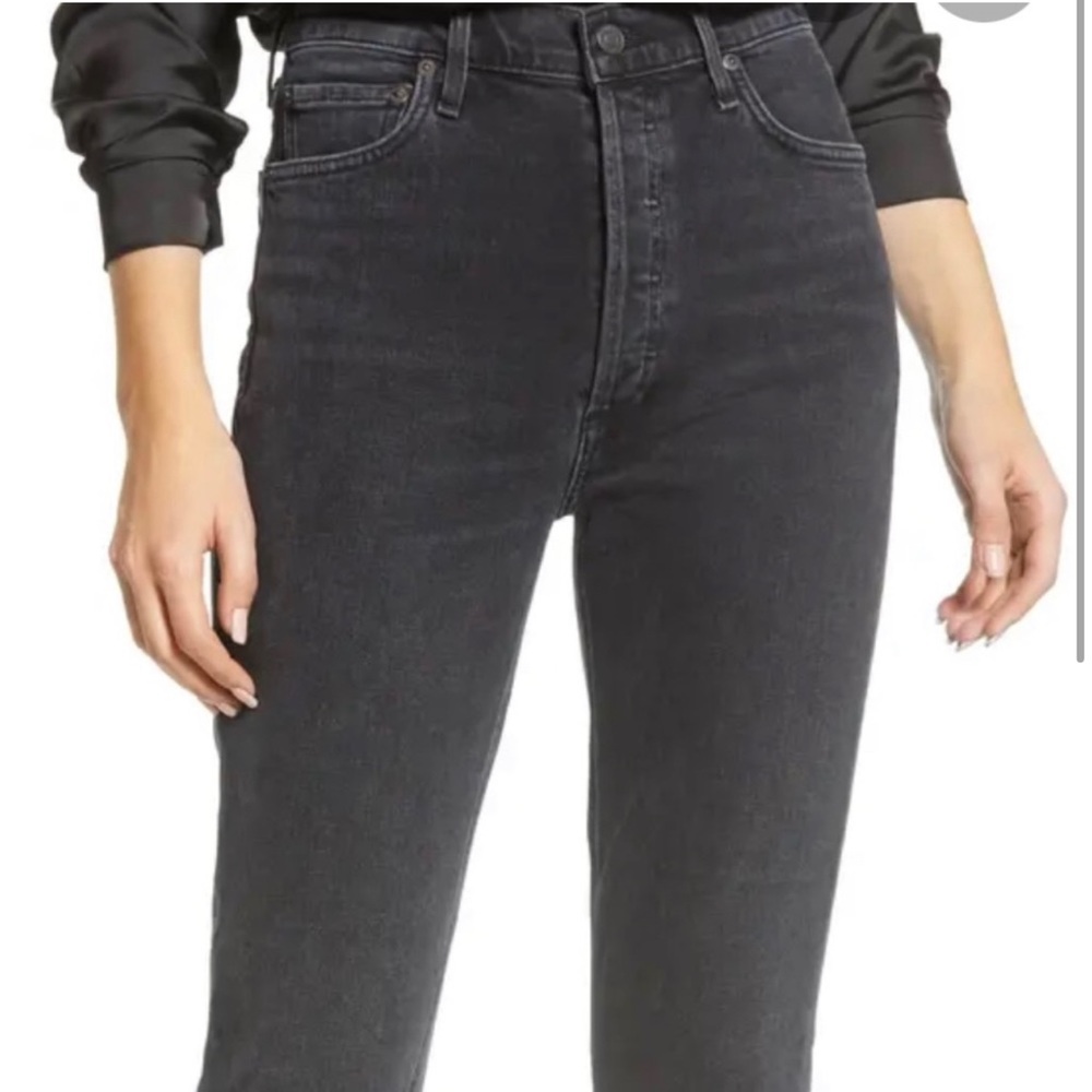Agolde black denim jeans